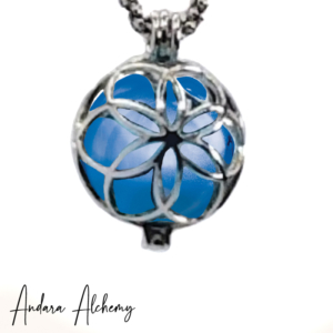 Electric Blue Pleiadian Divine Flower of Life's "Emissaries of Light" Andara