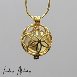 Golden Helidor Flower of Life Andara