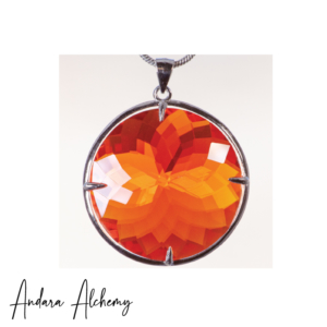 Lemurian Amber - Small Radiant Heart Andara