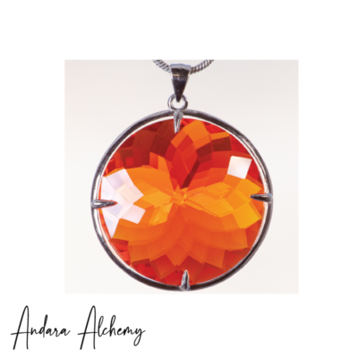 Lemurian Amber - Small Radiant Heart Andara
