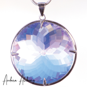 Mutable Sovereign Amethyst - Large Radiant Heart Andara