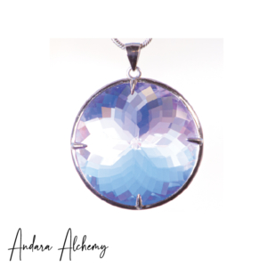 Mutable Sovereign Amethyst - Small Radiant Heart Andara