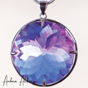 Sovereign Amethyst - Large Radiant Heart Andara